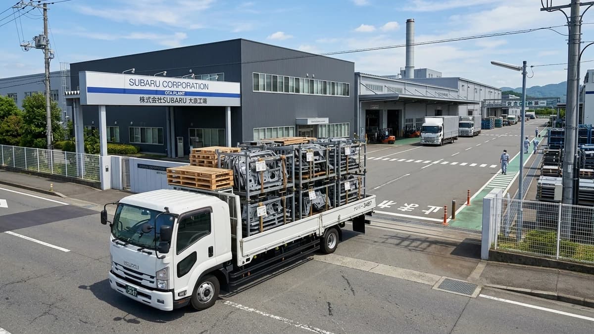太田市の製造業物流トラック・社用車買取 / スバル企業城下町の自動車部品サプライヤー専用車・過走行平ボディを最高値査定