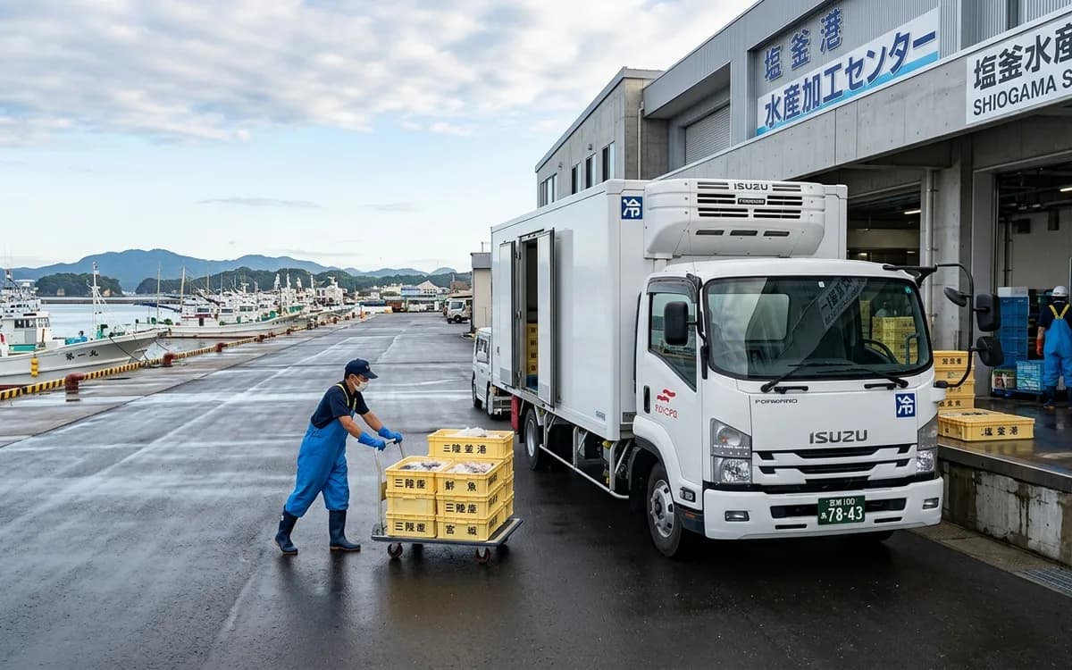 富谷市の2tアルミバン・パッカー車買取｜流通センターの減車 / 仙台北部配送拠点のルート配送車・塵芥車を即日スピード現金化