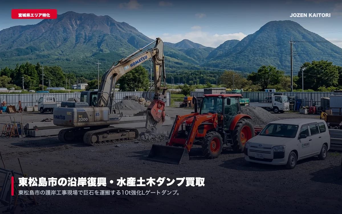 村田町の重機運搬車・大型トラック買取｜村田IC直結スピード出張 / 東北道直結物流団地やモータースポーツ拠点の大型車を高額査定