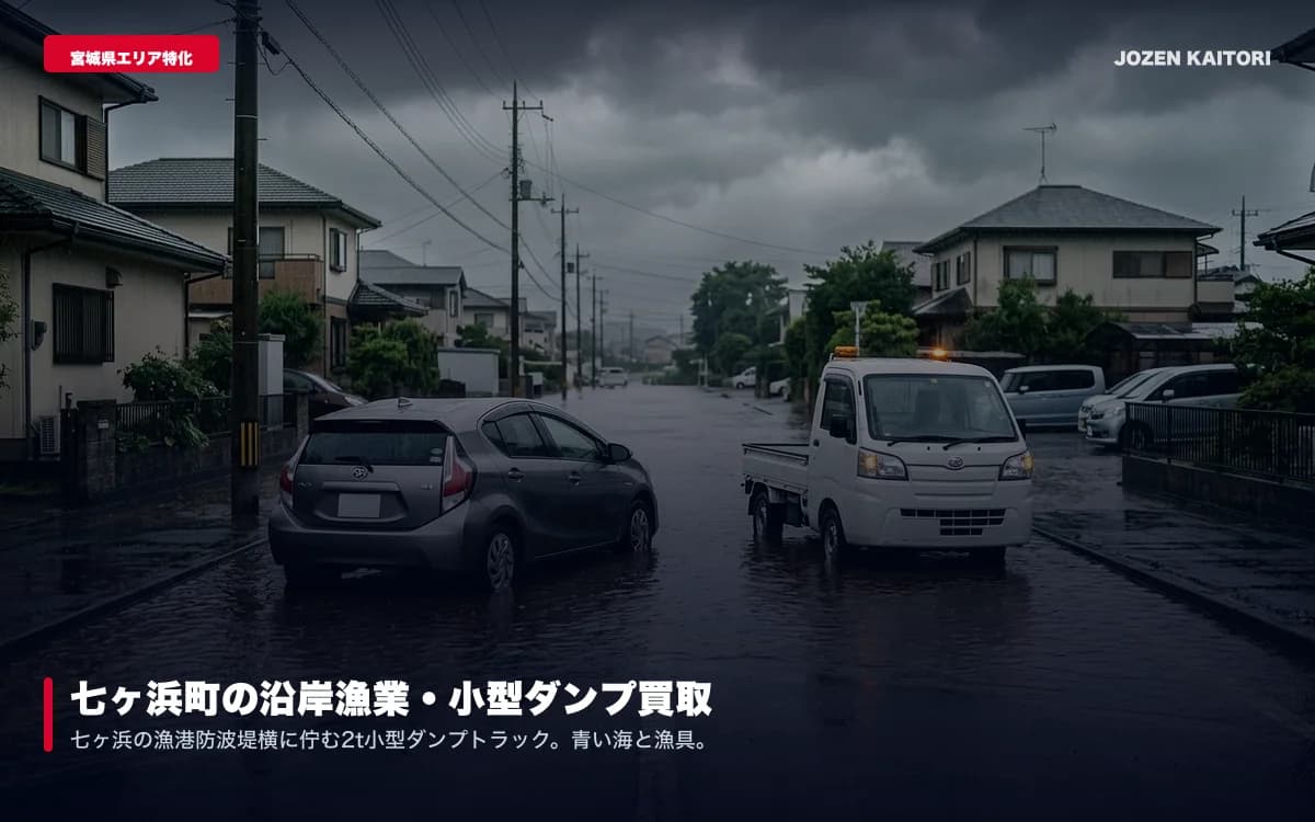 黒川・大衡村の製造業特化トラック買取｜自動車工場間輸送車 / トヨタ東日本周辺サプライヤーの平ボディ・専用ラック車を高額買取