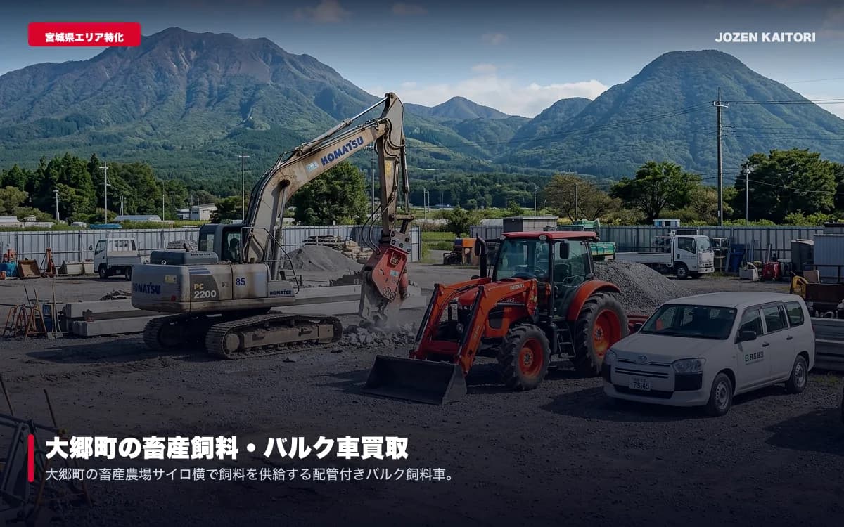 涌谷町の2t・4t平ダンプ買取相場｜穀物輸送・肥料運搬の現金化 / 遠田郡稲作地帯のアオリ嵩上げダンプ・平ボディを出張買取・即日現金化