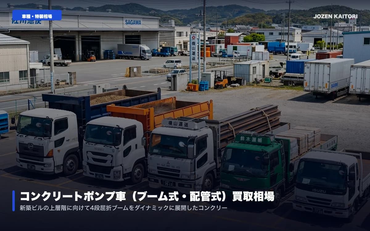 プレハブ・ハウス運搬車の買取相場と専門査定｜ロングジャッキの価値 / ユニットハウス設置用の超ロングアウトリガー搭載車を高額買取する技