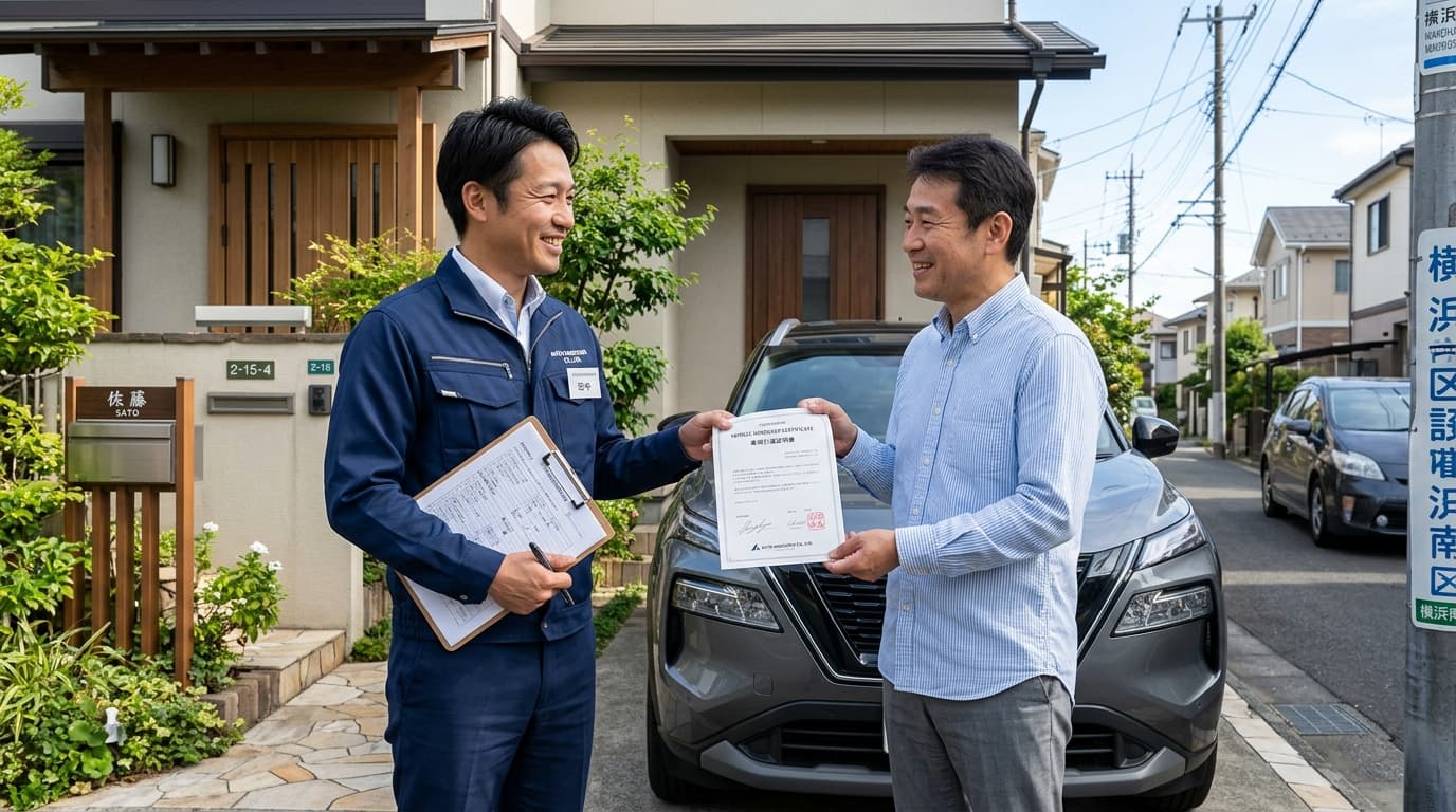 廃車買取の安心お引き渡しと登録証明書交付